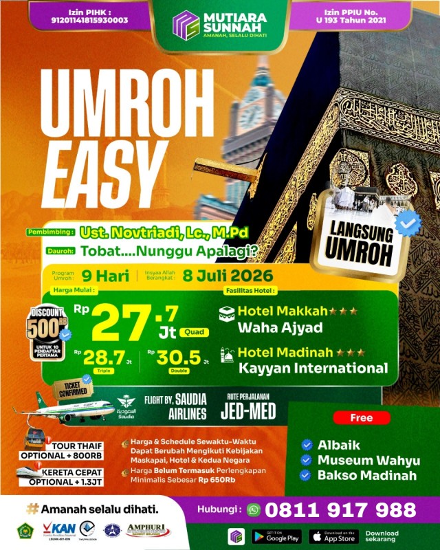 UMROH EASY 08 JULI 2026