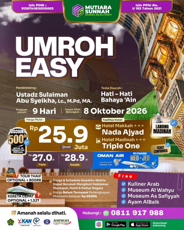 UMROH EASY 08 OKTOBER 2026