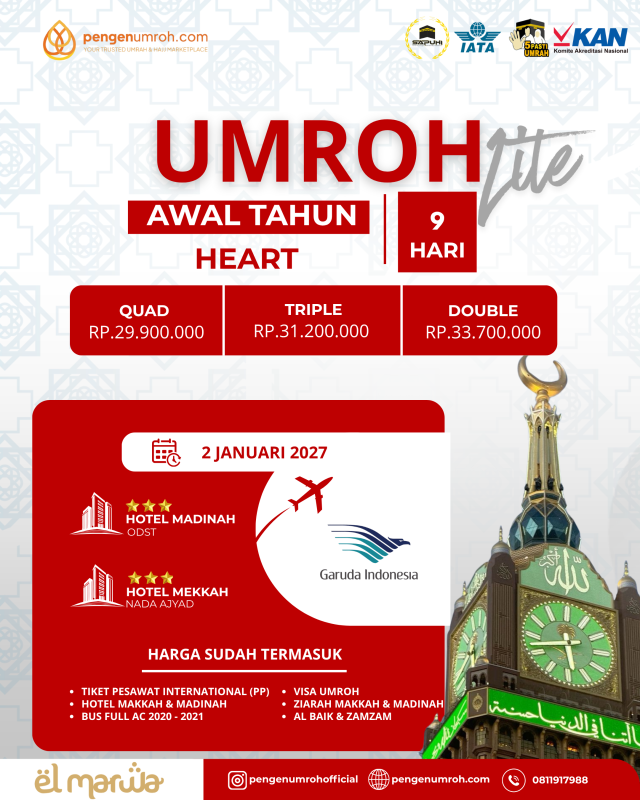 UMROH HEART 02 JANUARI 2027 (LITE)