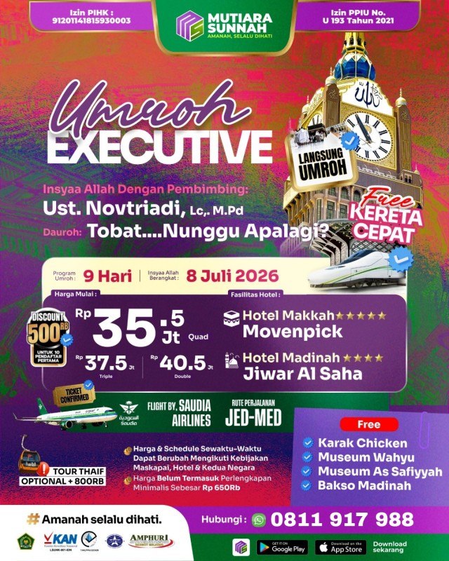 UMROH EXECUTIVE 08 JULI 2026