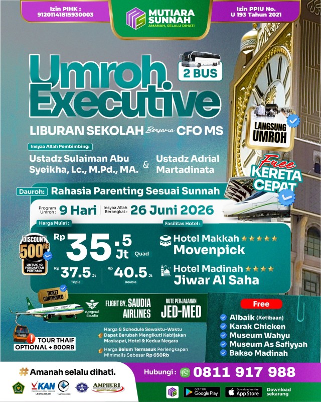 UMROH EXECUTIVE 26 JUNI 2026